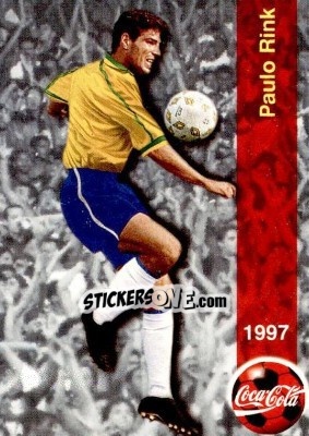 Sticker Paulo Rink - Seleção Do Brasil 1997 n. 7 - Panini