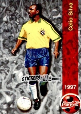 Figurina Celio Silva - Seleção Do Brasil 1997 - Panini