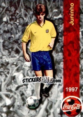 Sticker Juninho - Seleção Do Brasil 1997 n. 10 - Panini