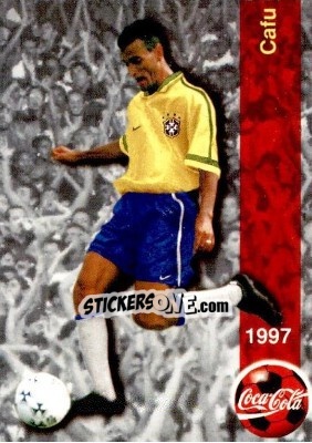 Sticker Cafu - Seleção Do Brasil 1997 n. 14 - Panini