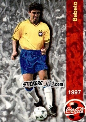 Figurina Bebeto - Seleção Do Brasil 1997 - Panini