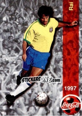 Sticker Rai - Seleção Do Brasil 1997 - Panini