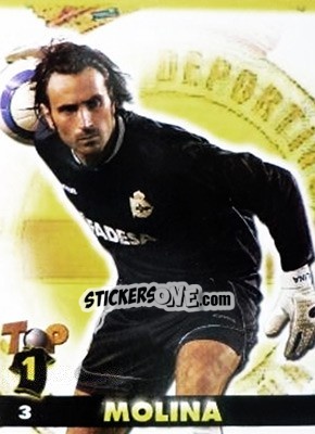 Sticker Molina - Top Liga 2004-2005 n. 3 - Mundicromo