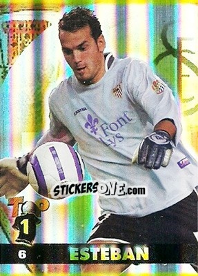 Sticker Esteban - Top Liga 2004-2005 - Mundicromo