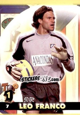Sticker Leo Franco - Top Liga 2004-2005 - Mundicromo