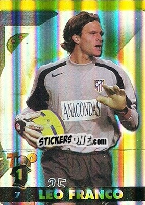Sticker Leo Franco - Top Liga 2004-2005 n. 7b - Mundicromo