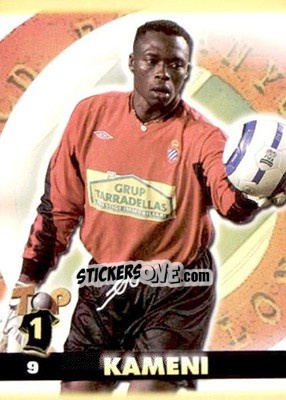 Sticker Kameni - Top Liga 2004-2005 n. 9 - Mundicromo