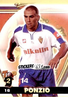 Sticker Ponzio - Top Liga 2004-2005 n. 16 - Mundicromo