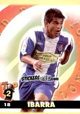 Figurina Ibarra - Top Liga 2004-2005 - Mundicromo