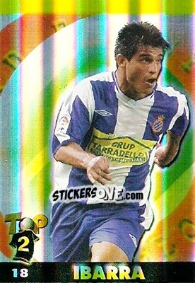 Sticker Ibarra - Top Liga 2004-2005 n. 18b - Mundicromo