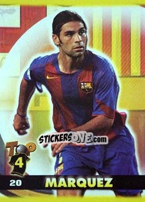 Sticker Marquez - Top Liga 2004-2005 n. 20 - Mundicromo