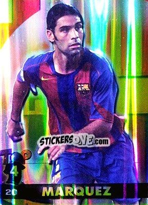 Sticker Marquez - Top Liga 2004-2005 n. 20b - Mundicromo