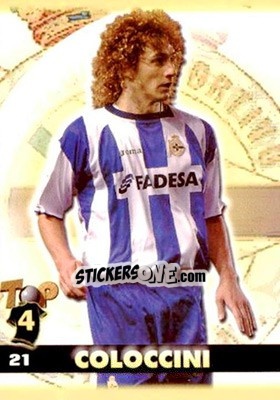 Sticker Coloccini - Top Liga 2004-2005 - Mundicromo