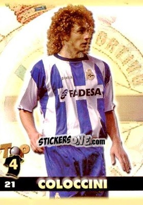 Sticker Coloccini - Top Liga 2004-2005 n. 21 - Mundicromo