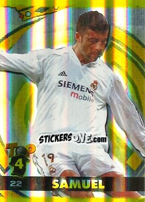 Sticker Samuel - Top Liga 2004-2005 n. 22b - Mundicromo