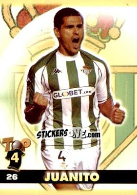 Figurina Juanito - Top Liga 2004-2005 - Mundicromo