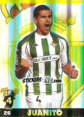 Cromo Juanito - Top Liga 2004-2005 - Mundicromo