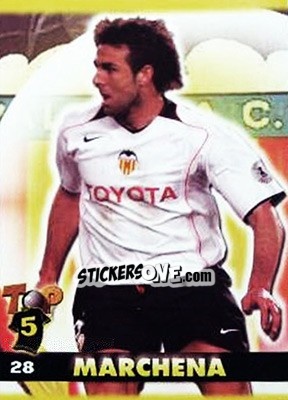 Sticker Marchena - Top Liga 2004-2005 n. 28 - Mundicromo