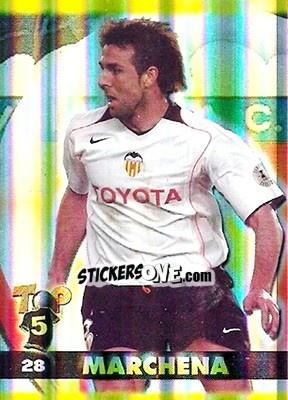 Sticker Marchena - Top Liga 2004-2005 - Mundicromo
