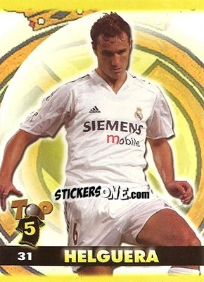 Figurina Helguera - Top Liga 2004-2005 - Mundicromo