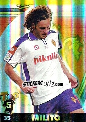 Sticker Milito - Top Liga 2004-2005 n. 35b - Mundicromo