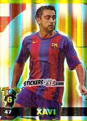 Sticker Xavi - Top Liga 2004-2005 n. 47b - Mundicromo