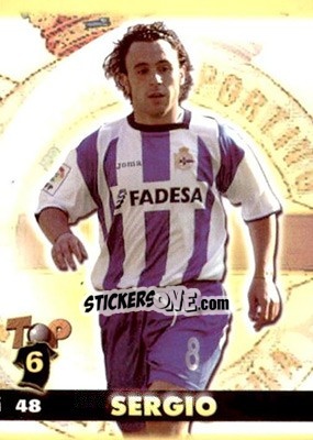 Sticker Sergio - Top Liga 2004-2005 - Mundicromo