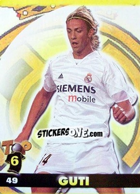 Sticker Guti - Top Liga 2004-2005 - Mundicromo