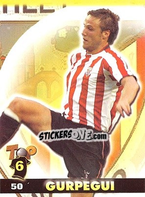 Sticker Gurpegui - Top Liga 2004-2005 - Mundicromo