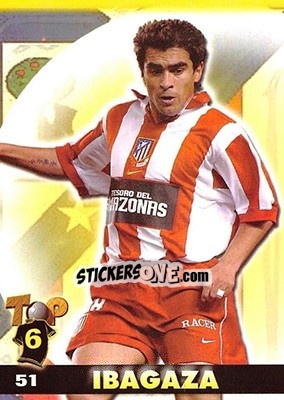 Figurina Ibagaza - Top Liga 2004-2005 - Mundicromo