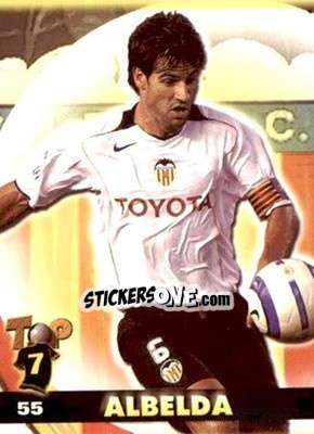 Sticker Albelda - Top Liga 2004-2005 - Mundicromo