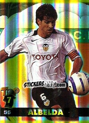 Figurina Albelda - Top Liga 2004-2005 - Mundicromo