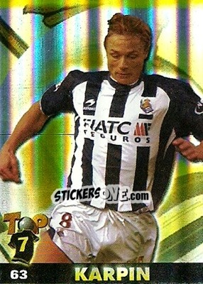 Sticker Karpin - Top Liga 2004-2005 n. 63b - Mundicromo