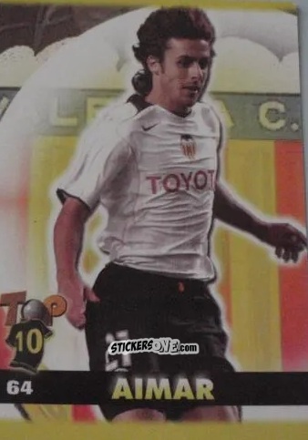 Sticker Aimar - Top Liga 2004-2005 n. 64 - Mundicromo