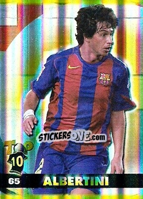 Sticker Albertini - Top Liga 2004-2005 n. 65b - Mundicromo