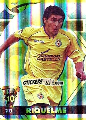 Figurina Riquelme - Top Liga 2004-2005 - Mundicromo