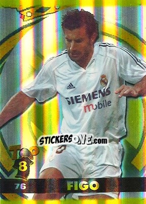 Sticker Figo - Top Liga 2004-2005 n. 76b - Mundicromo