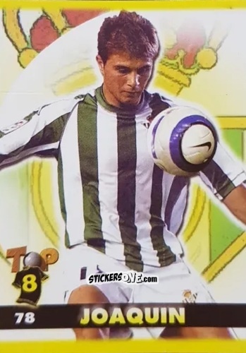 Figurina Joaquin - Top Liga 2004-2005 n. 78 - Mundicromo