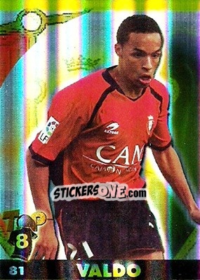 Sticker Valdo - Top Liga 2004-2005 n. 81b - Mundicromo