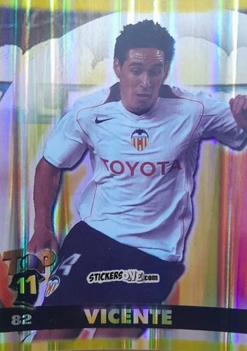 Figurina Vicente - Top Liga 2004-2005 n. 82 - Mundicromo