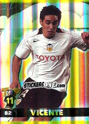 Sticker Vicente - Top Liga 2004-2005 n. 82b - Mundicromo