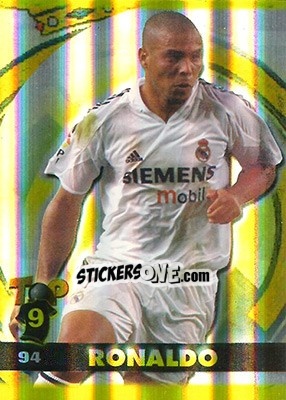 Sticker Ronaldo - Top Liga 2004-2005 - Mundicromo