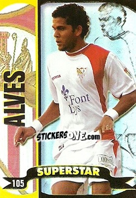 Sticker Alves - Top Liga 2004-2005 n. 105b - Mundicromo