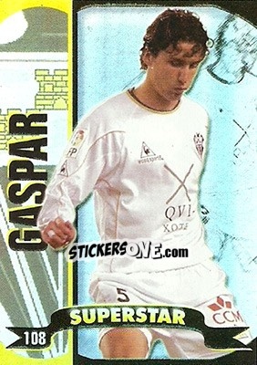Sticker Gaspar - Top Liga 2004-2005 - Mundicromo