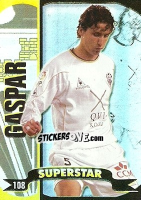 Cromo Gaspar - Top Liga 2004-2005 n. 108b - Mundicromo