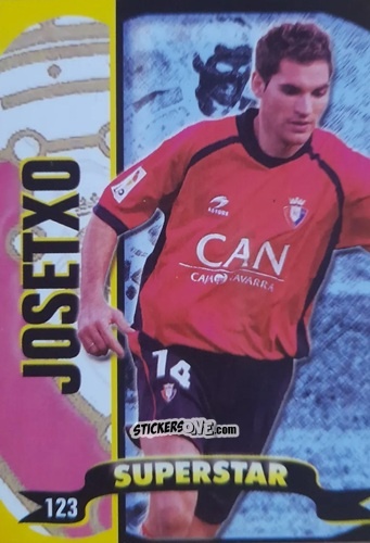 Figurina Josetxo - Top Liga 2004-2005 n. 123 - Mundicromo