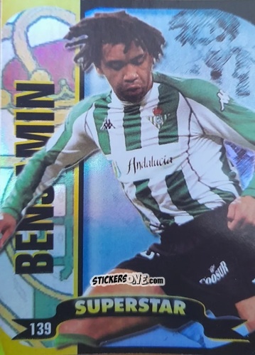 Figurina Benjamin - Top Liga 2004-2005 n. 139 - Mundicromo
