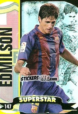 Sticker Edmilson - Top Liga 2004-2005 - Mundicromo