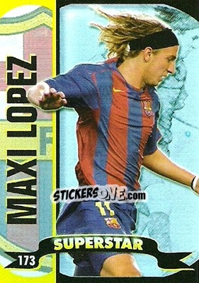 Sticker Maxi Lopez - Top Liga 2004-2005 - Mundicromo