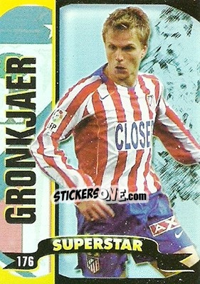 Sticker Gronkjaer - Top Liga 2004-2005 n. 176b - Mundicromo